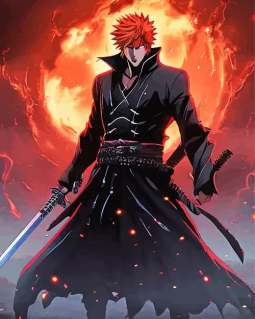 Bleach Anime Ichigo Kurosaki Diamond Painting