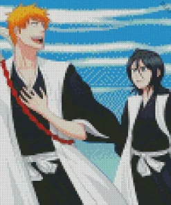 Bleach Anime Rukia And Ichigo Diamond Painting