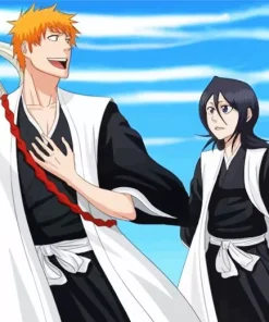 Bleach Anime Rukia And Ichigo Diamond Painting