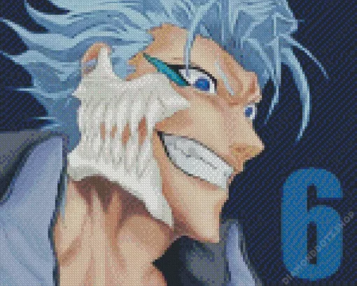 Bleach Grimmjow Number 6 Diamond Painting