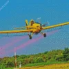 Crop Duster Airplane Diamond Painting