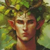 Elf Green Tree Man Diamond Painting