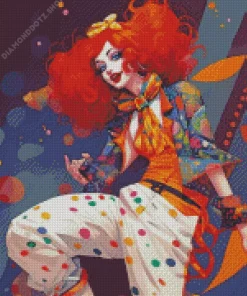 Female Mime Art Diamond Painting