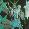 Green Unicorn Gundam Diamond Painting