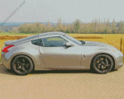 Grey 370z Diamond Painting