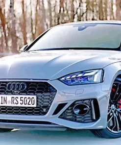 Grey Audi Rs5 Car Diamond Painting