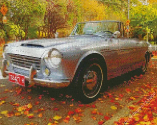 Grey Fairlady Datsun Art Diamond Painting