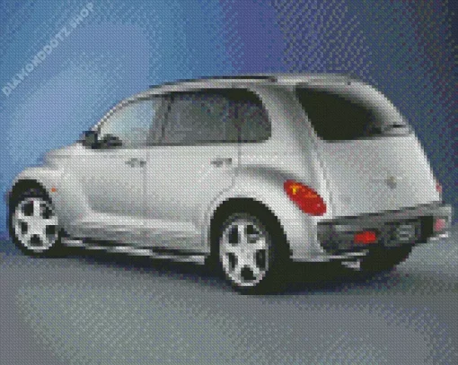 Grey Pt Cruiser Car Diamond Painting