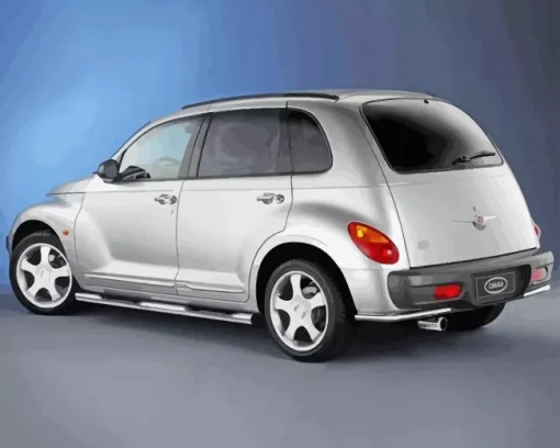 Grey Pt Cruiser Car Diamond Painting