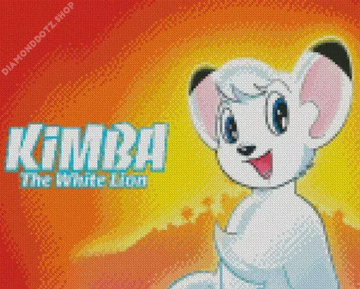 Kimba The White Lion Diamond Painting